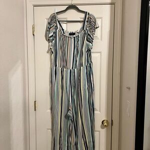 Lane Bryant Multicolor Striped Garment